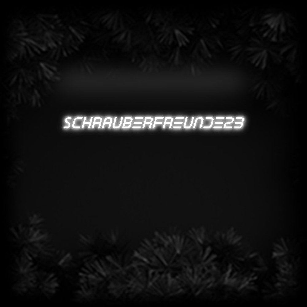 Konfiguriertes Neonschild: Schrauberfreu... - Official Neon - led neon schild schriftzug personalisiert