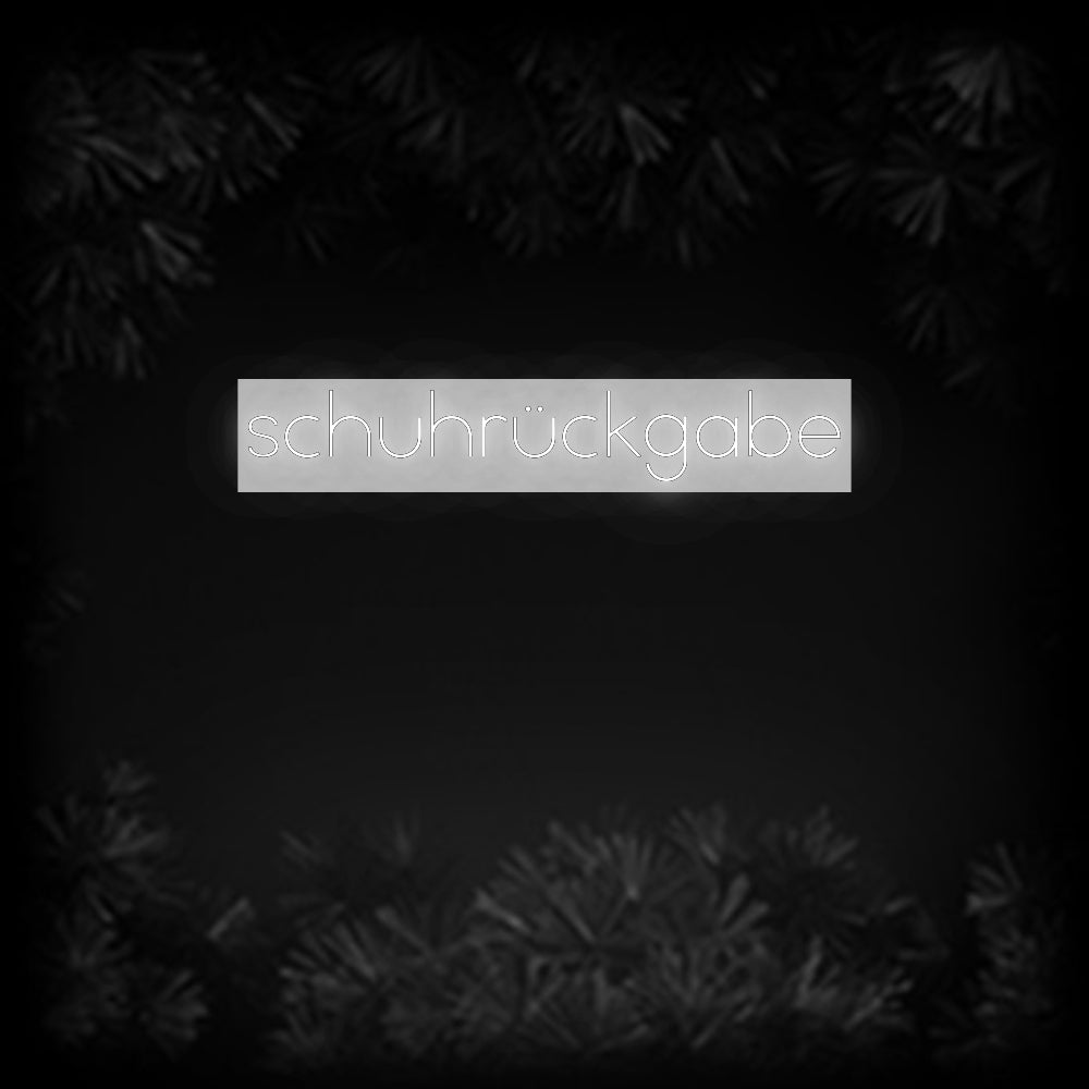 Konfiguriertes Neonschild: schuhrückgabe - Official Neon - led neon schild schriftzug personalisiert
