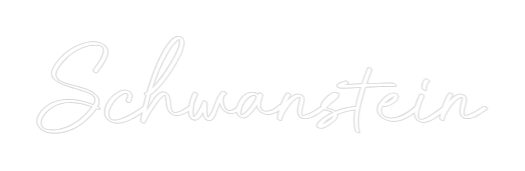 Konfiguriertes Neonschild: Schwanstein - Official Neon - led neon schild schriftzug personalisiert