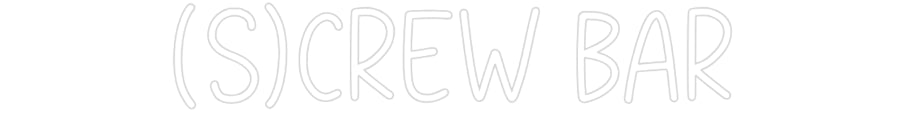 Konfiguriertes Neonschild: (s)Crew Bar - Official Neon - led neon schild schriftzug personalisiert