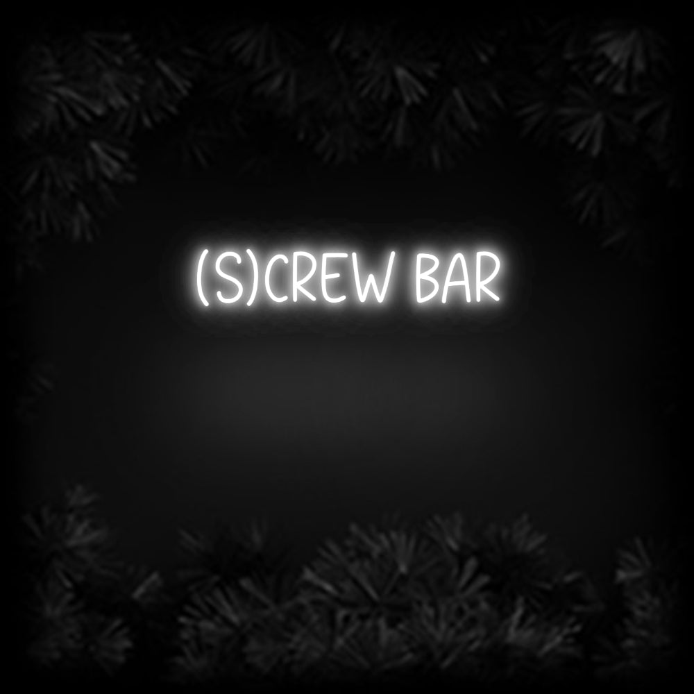 Konfiguriertes Neonschild: (s)Crew Bar - Official Neon - led neon schild schriftzug personalisiert