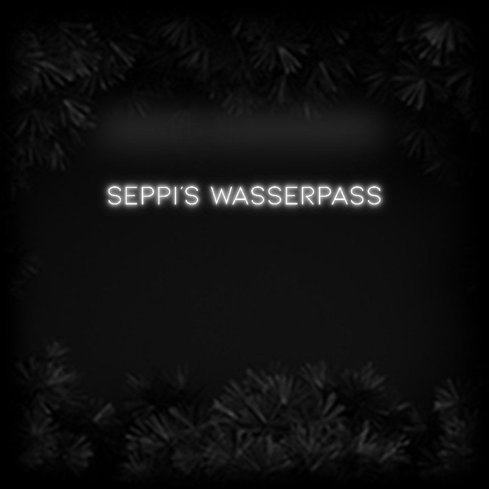 Konfiguriertes Neonschild: Seppi‘s Wasse... - Official Neon - led neon schild schriftzug personalisiert