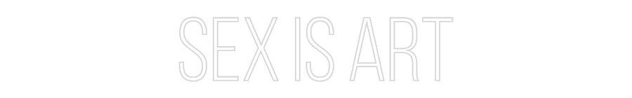 Konfiguriertes Neonschild: sex is art - Official Neon - led neon schild schriftzug personalisiert