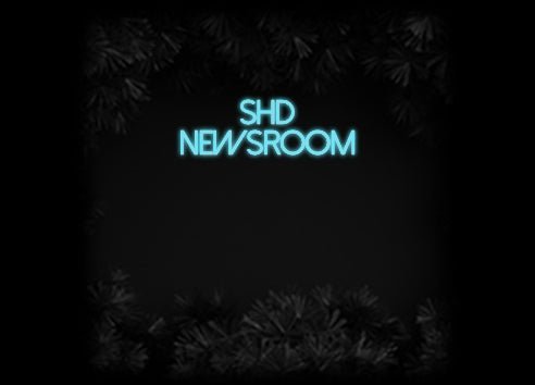 Konfiguriertes Neonschild: SHD NewSROOM - Official Neon - led neon schild schriftzug personalisiert