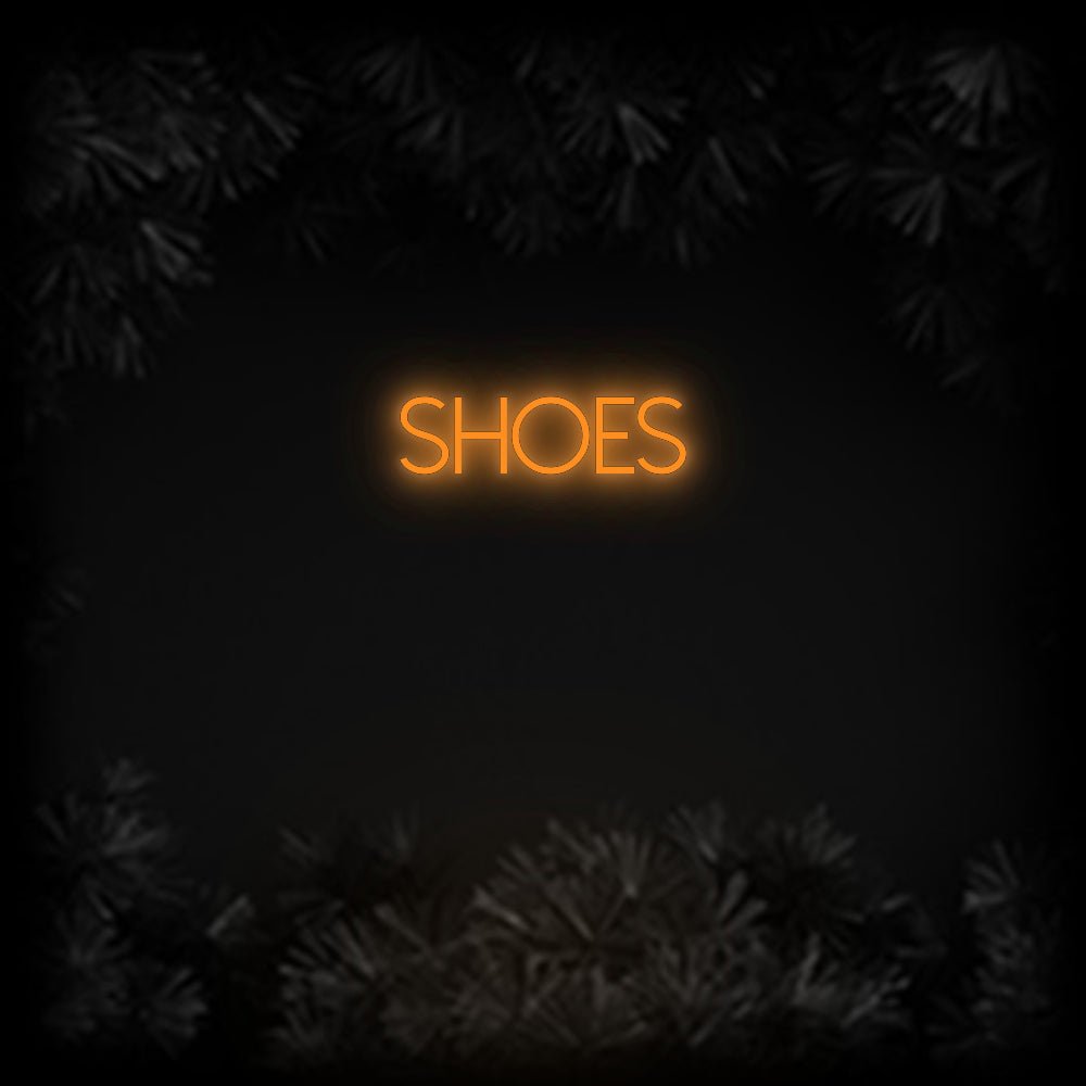Konfiguriertes Neonschild: SHOES - Official Neon - led neon schild schriftzug personalisiert