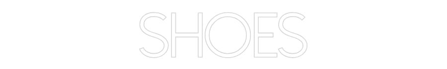 Konfiguriertes Neonschild: SHOES - Official Neon - led neon schild schriftzug personalisiert