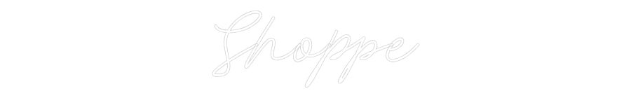 Konfiguriertes Neonschild: Shoppe - Official Neon - led neon schild schriftzug personalisiert