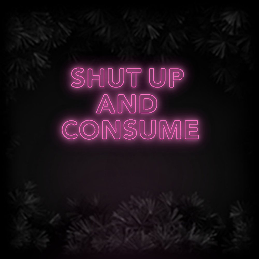Konfiguriertes Neonschild: SHUT UP AND... - Official Neon - led neon schild schriftzug personalisiert