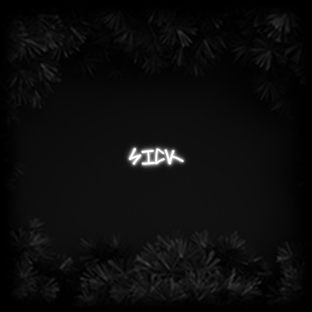 Konfiguriertes Neonschild: Sick - Official Neon - led neon schild schriftzug personalisiert