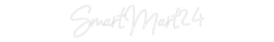 Konfiguriertes Neonschild: SmartMart24 - Official Neon - led neon schild schriftzug personalisiert