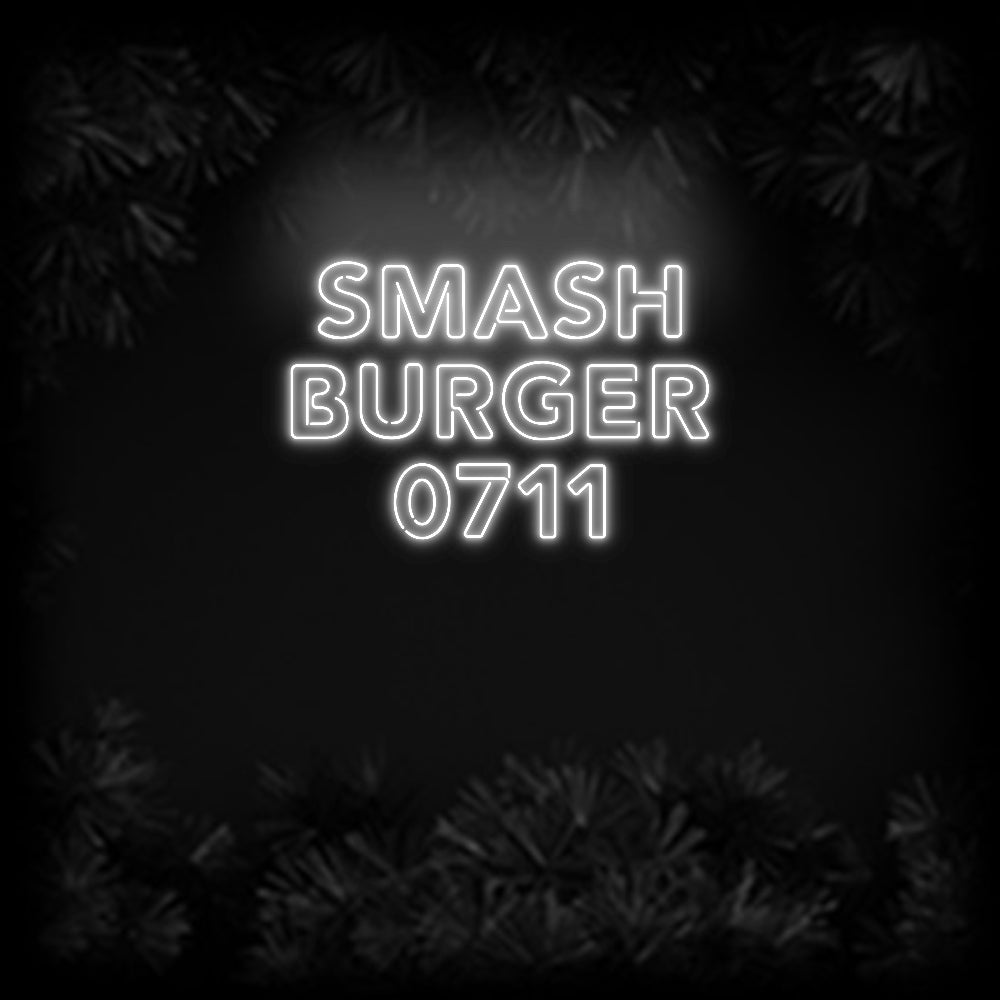 Konfiguriertes Neonschild: SMASH BURGER... - Official Neon - led neon schild schriftzug personalisiert