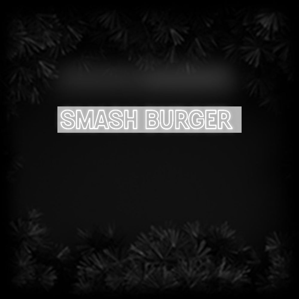 Konfiguriertes Neonschild: SMASH BURGER - Official Neon - led neon schild schriftzug personalisiert