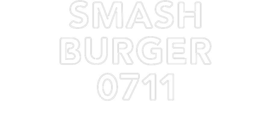 Konfiguriertes Neonschild: SMASH BURGER... - Official Neon - led neon schild schriftzug personalisiert