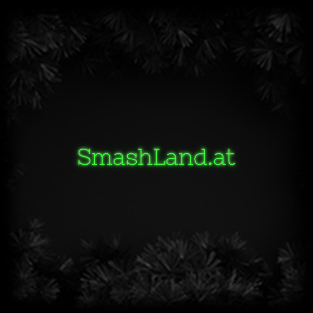 Konfiguriertes Neonschild: SmashLand.at - Official Neon - led neon schild schriftzug personalisiert