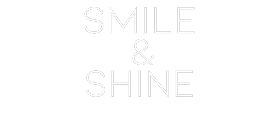 Konfiguriertes Neonschild: Smile & S... - Official Neon - led neon schild schriftzug personalisiert
