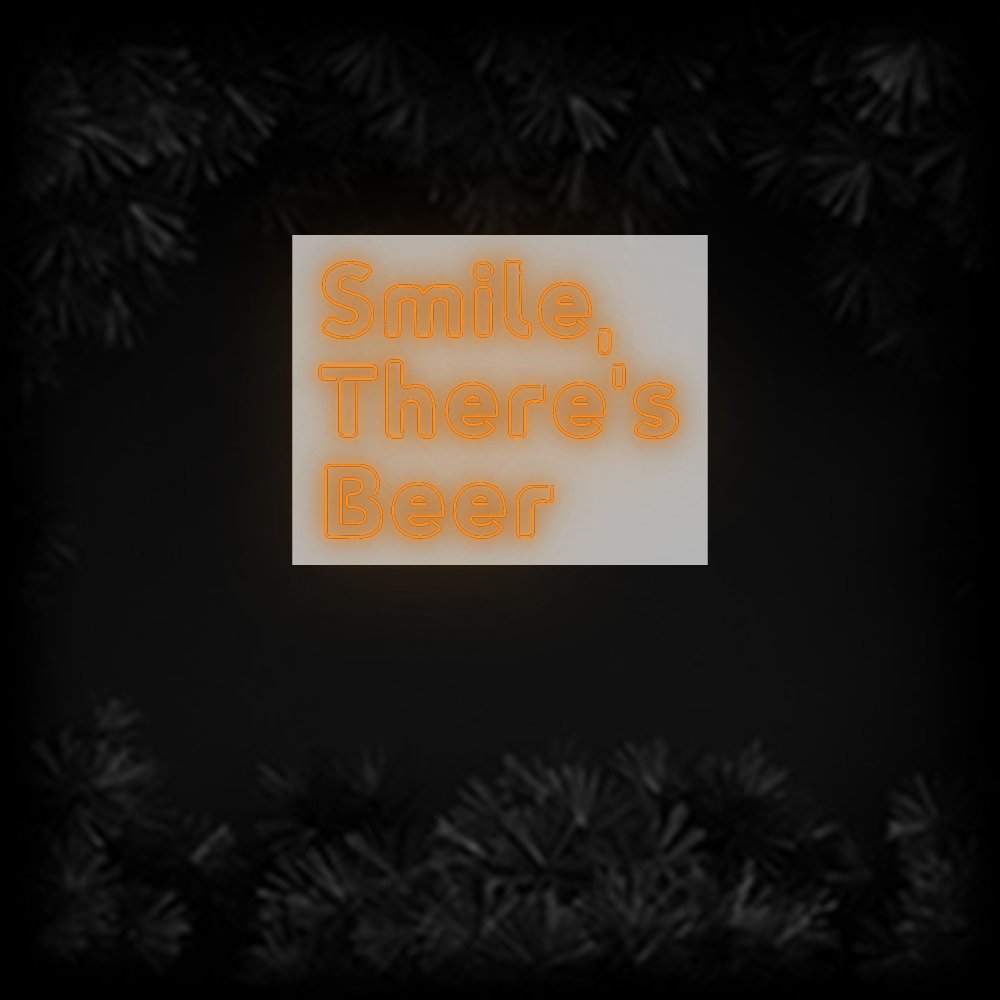 Konfiguriertes Neonschild: Smile, There... - Official Neon - led neon schild schriftzug personalisiert