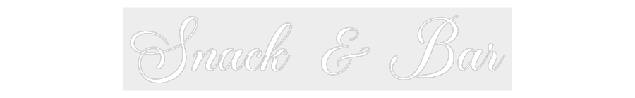 Konfiguriertes Neonschild: Snack & Bar - Official Neon - led neon schild schriftzug personalisiert