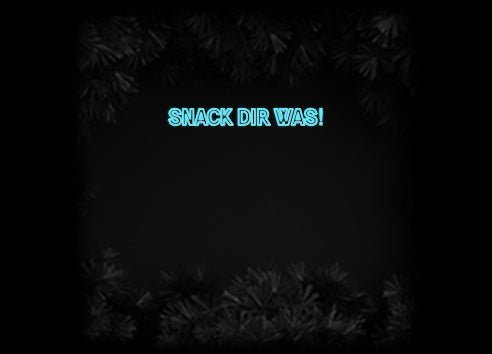 Konfiguriertes Neonschild: Snack Dir Was! - Official Neon - led neon schild schriftzug personalisiert