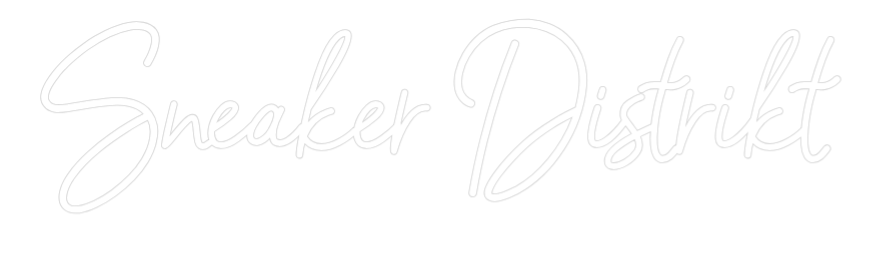 Konfiguriertes Neonschild: Sneaker Distr... - Official Neon - led neon schild schriftzug personalisiert