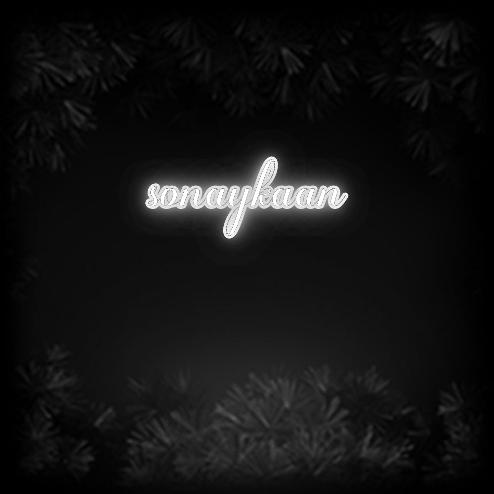 Konfiguriertes Neonschild: sonaykaan - Official Neon - led neon schild schriftzug personalisiert