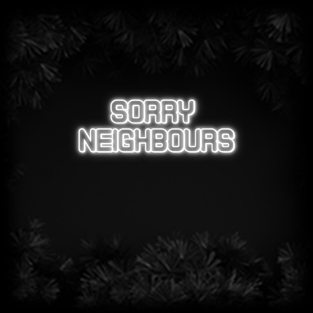 Konfiguriertes Neonschild: Sorry Neigh... - Official Neon - led neon schild schriftzug personalisiert