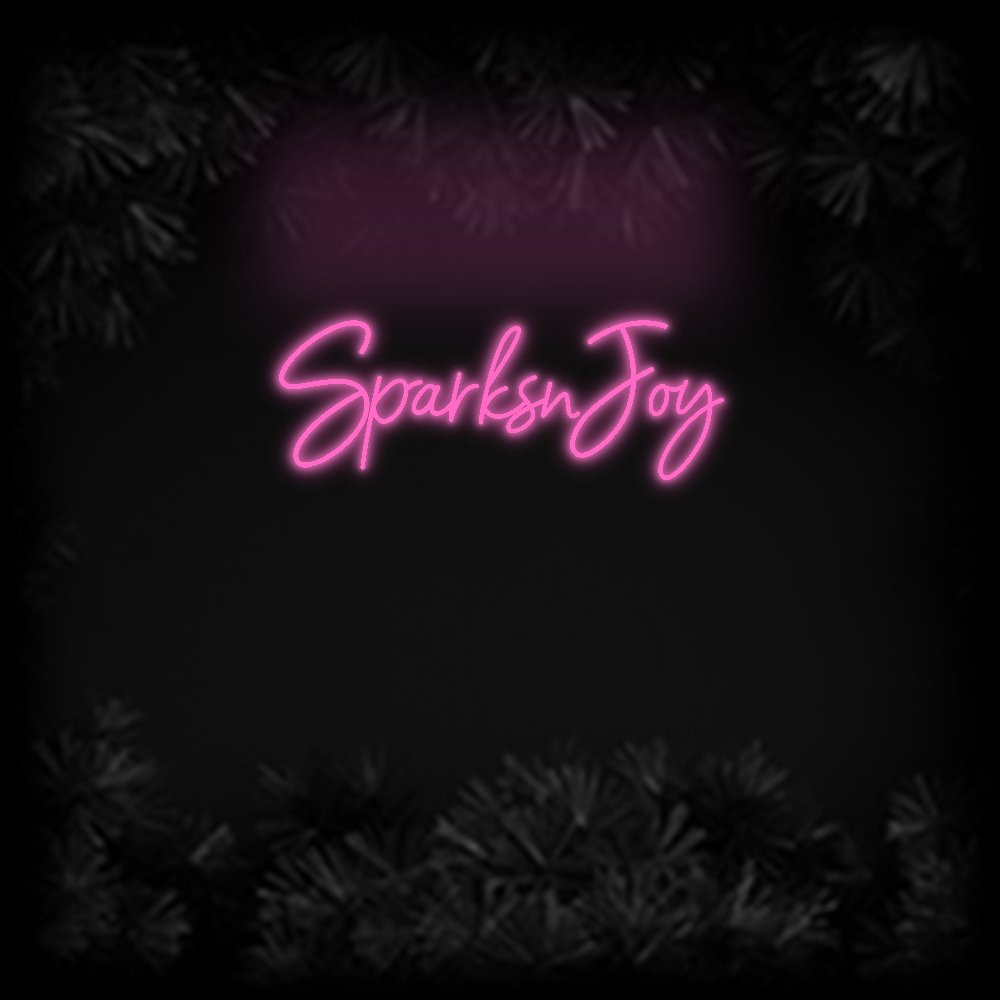 Konfiguriertes Neonschild: SparksnJoy - Official Neon - led neon schild schriftzug personalisiert