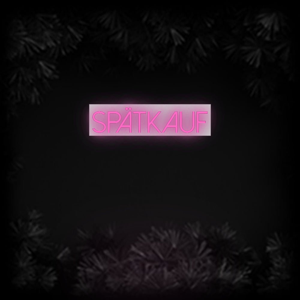 Konfiguriertes Neonschild: Spätkauf - Official Neon - led neon schild schriftzug personalisiert