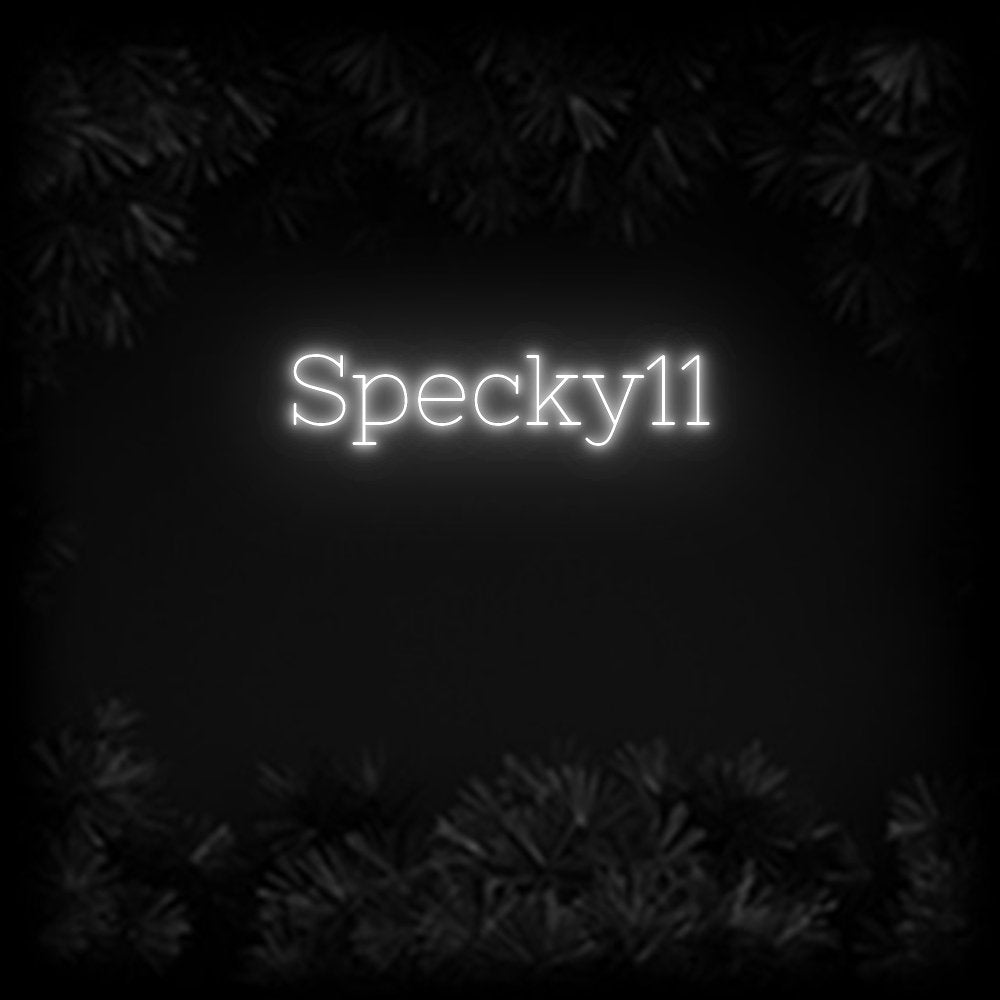 Konfiguriertes Neonschild: Specky11 - Official Neon - led neon schild schriftzug personalisiert