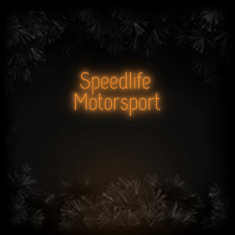 Konfiguriertes Neonschild: Speedlife M... - Official Neon - led neon schild schriftzug personalisiert