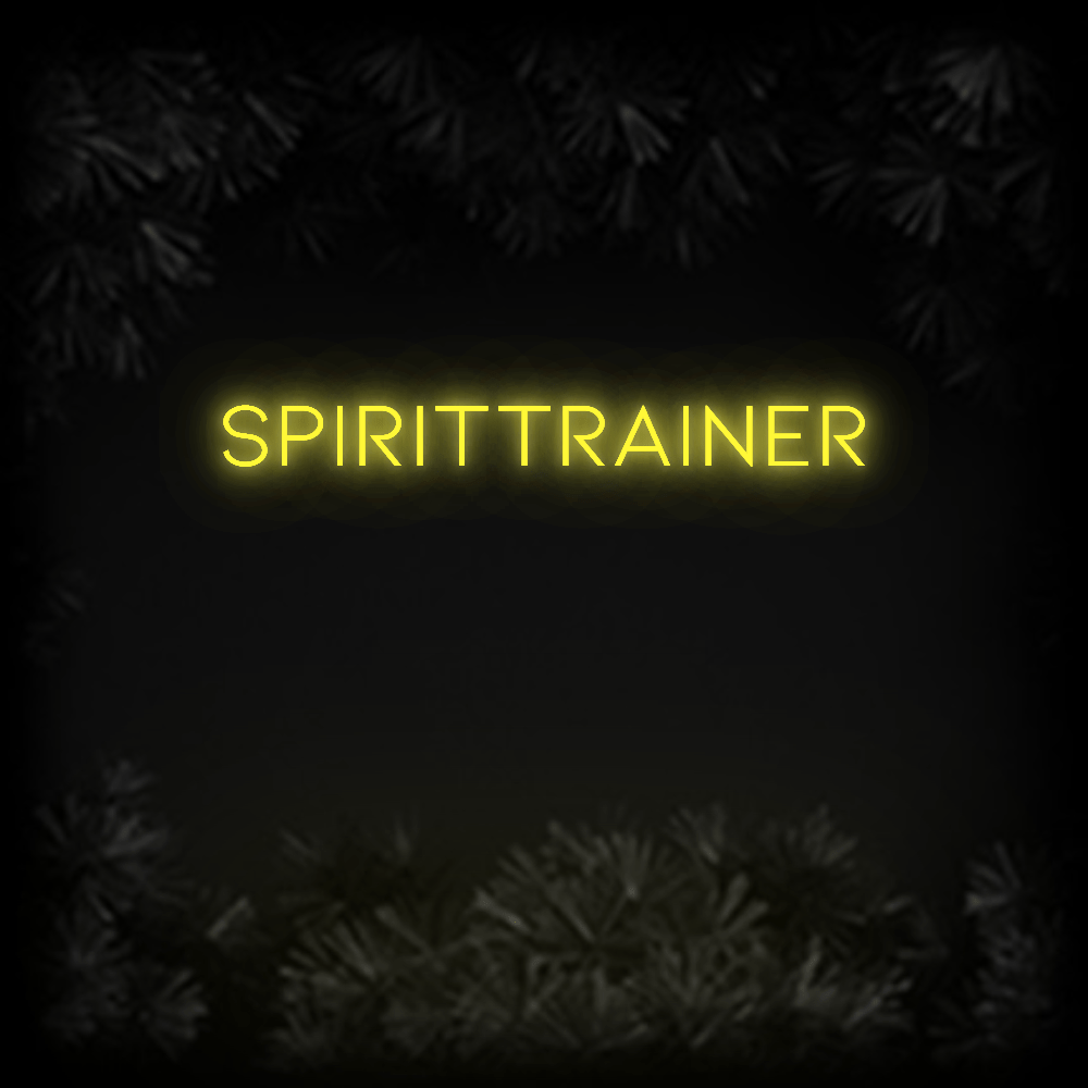 Konfiguriertes Neonschild: SPIRITTRAINER - Official Neon - led neon schild schriftzug personalisiert