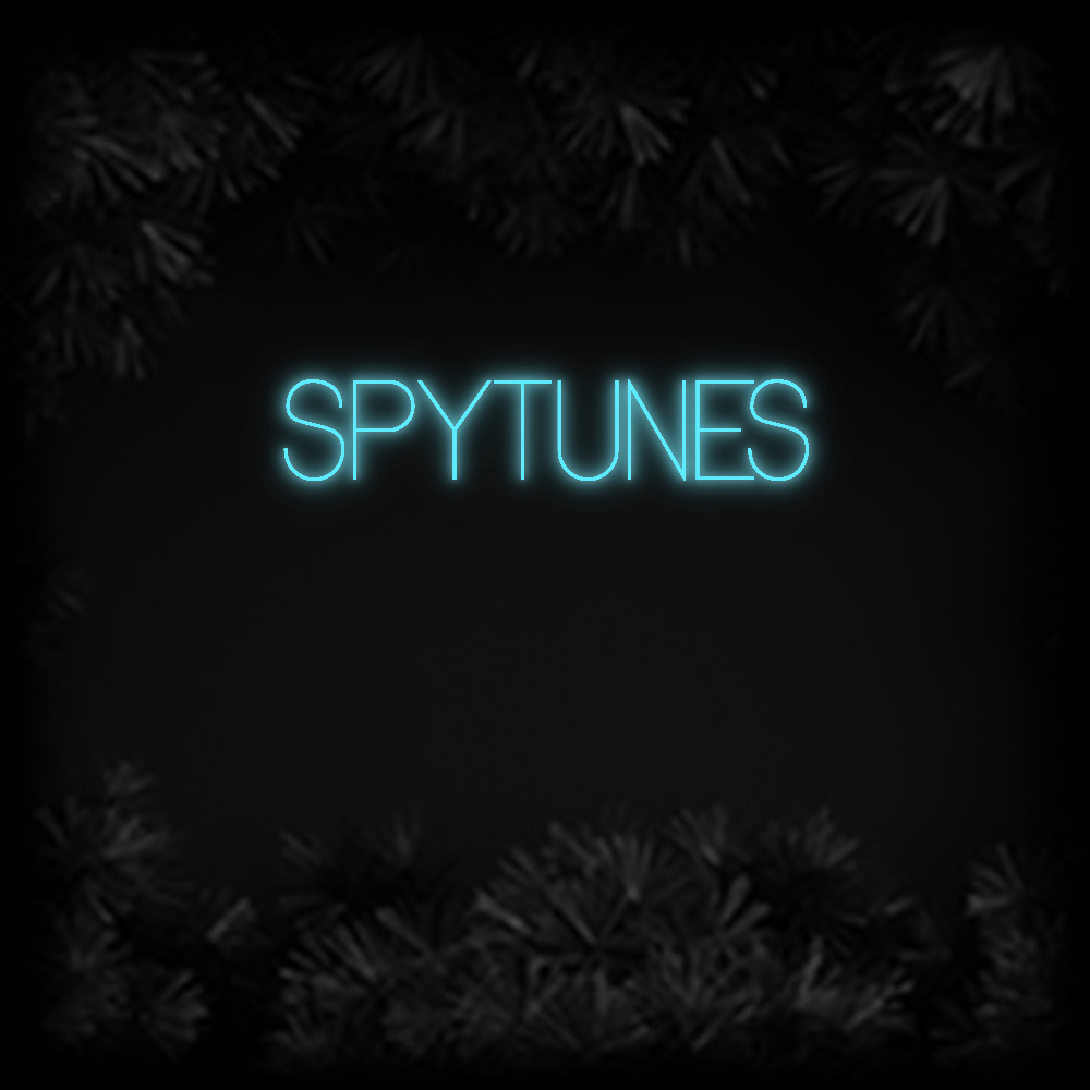 Konfiguriertes Neonschild: SPYTUNES - Official Neon - led neon schild schriftzug personalisiert
