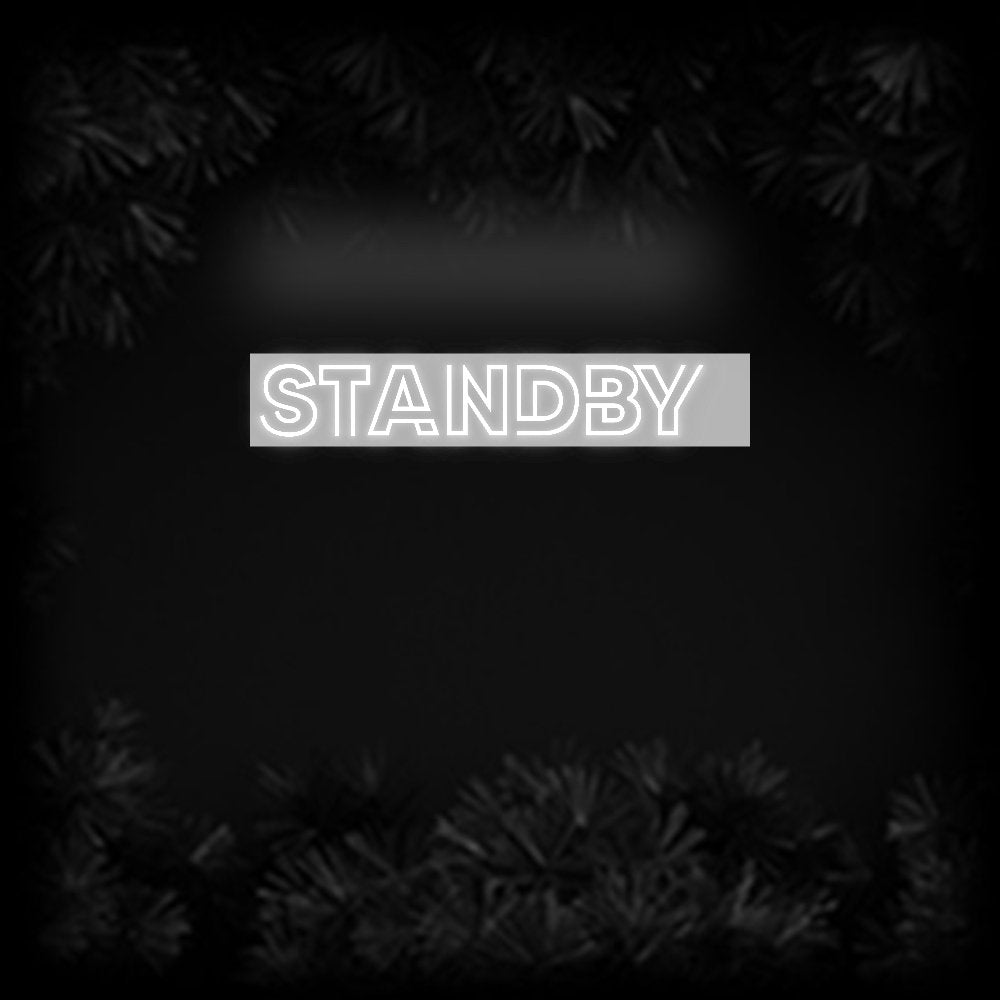 Konfiguriertes Neonschild: STANDBY - Official Neon - led neon schild schriftzug personalisiert