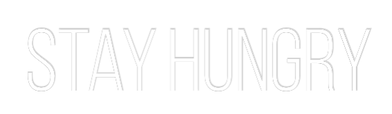 Konfiguriertes Neonschild: Stay hungry - Official Neon - led neon schild schriftzug personalisiert