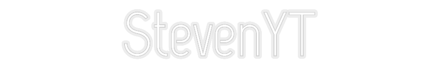 Konfiguriertes Neonschild: StevenYT - Official Neon - led neon schild schriftzug personalisiert