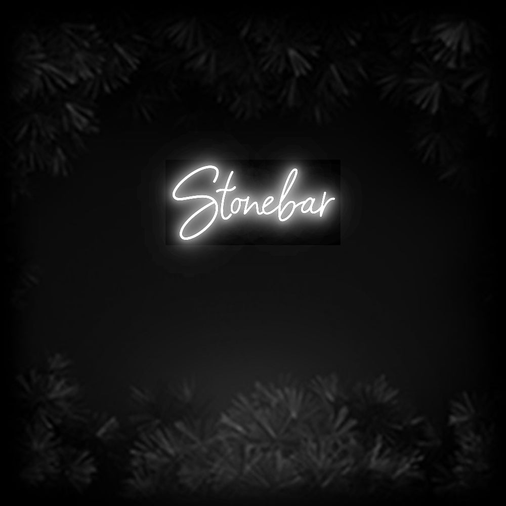 Konfiguriertes Neonschild: Stonebar - Official Neon - led neon schild schriftzug personalisiert