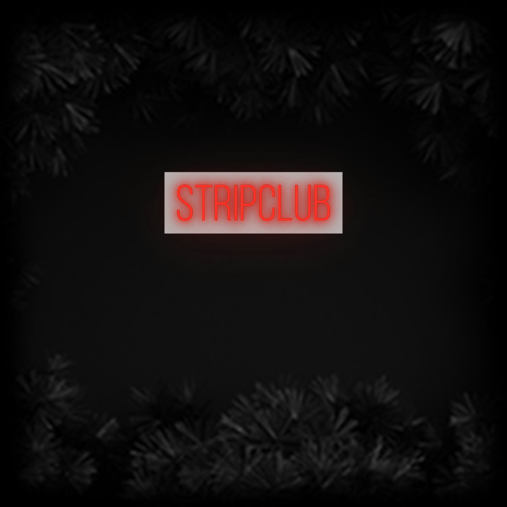 Konfiguriertes Neonschild: STRIPCLUB - Official Neon - led neon schild schriftzug personalisiert