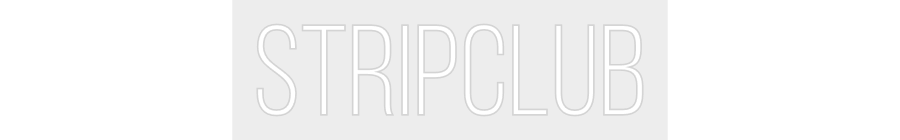 Konfiguriertes Neonschild: STRIPCLUB - Official Neon - led neon schild schriftzug personalisiert