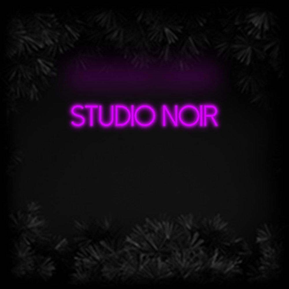 Konfiguriertes Neonschild: Studio Noir - Official Neon - led neon schild schriftzug personalisiert
