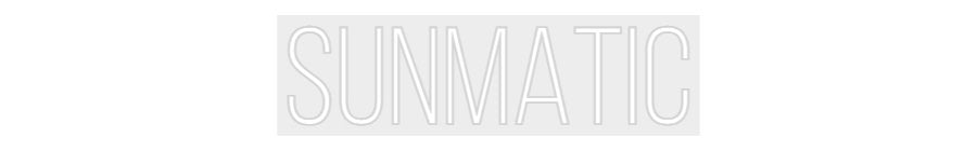 Konfiguriertes Neonschild: SUNMATIC - Official Neon - led neon schild schriftzug personalisiert