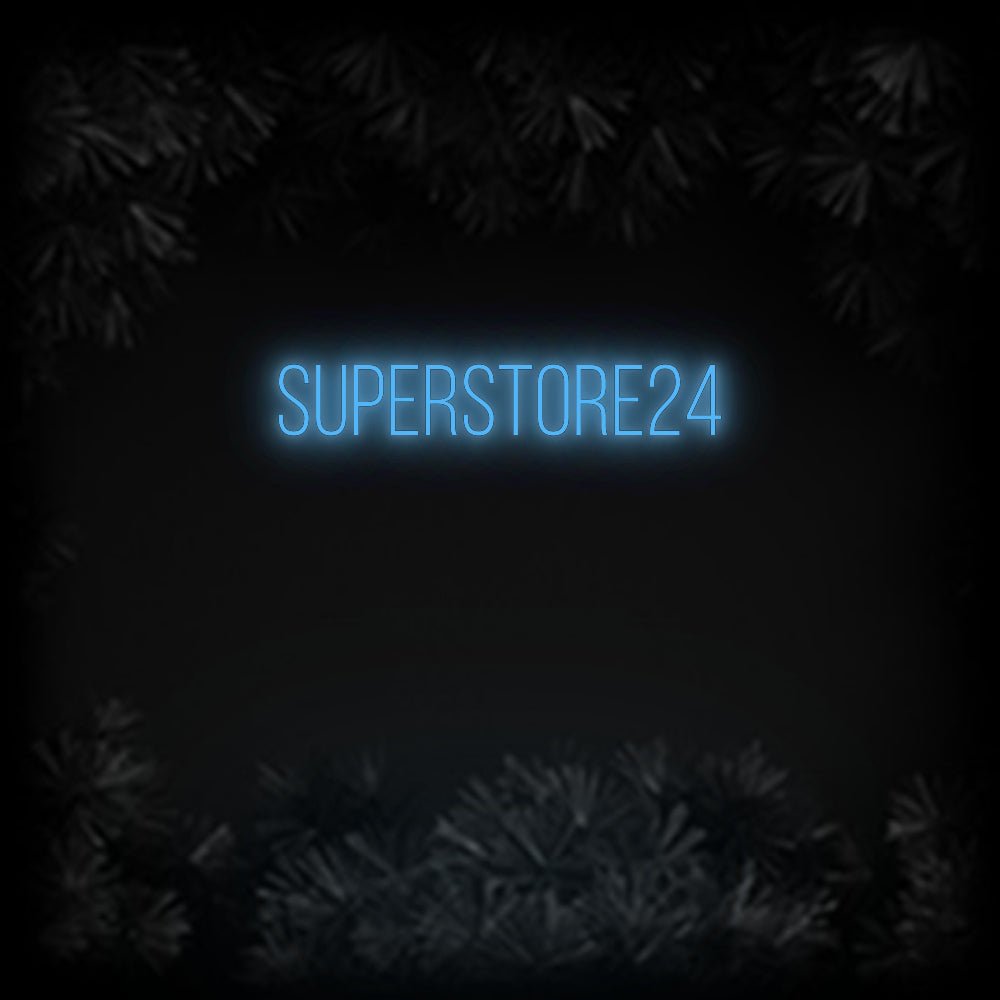 Konfiguriertes Neonschild: SUPERSTORE24 - Official Neon - led neon schild schriftzug personalisiert