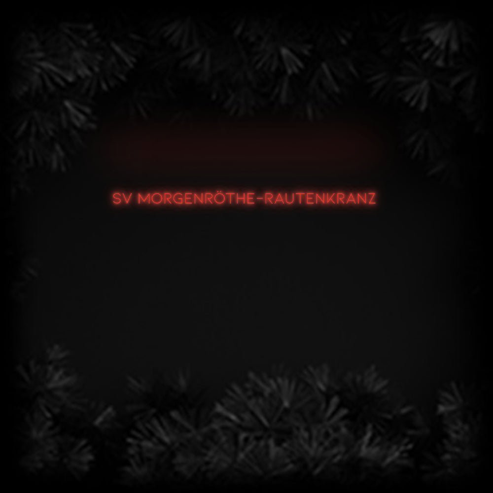 Konfiguriertes Neonschild: SV Morgenröth... - Official Neon - led neon schild schriftzug personalisiert