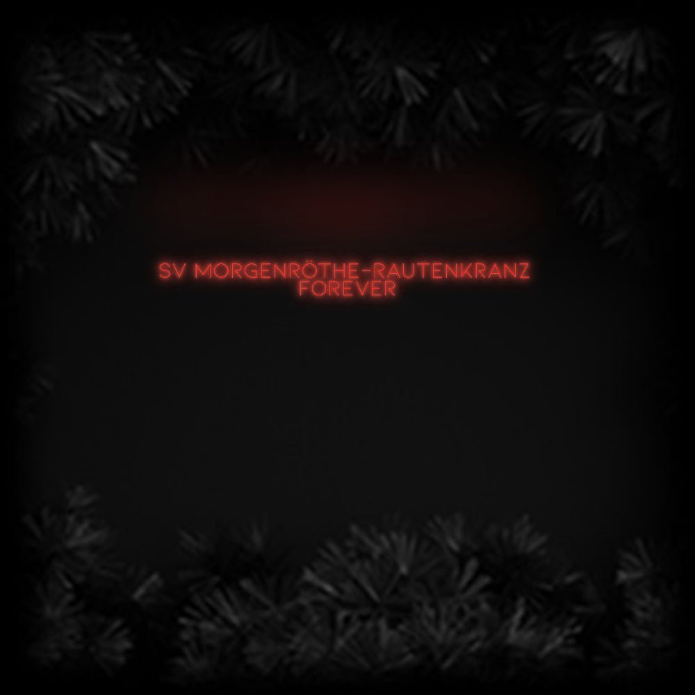 Konfiguriertes Neonschild: SV Morgenröth... - Official Neon - led neon schild schriftzug personalisiert