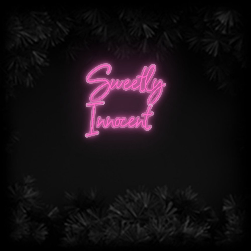 Konfiguriertes Neonschild: Sweetly Inno... - Official Neon - led neon schild schriftzug personalisiert