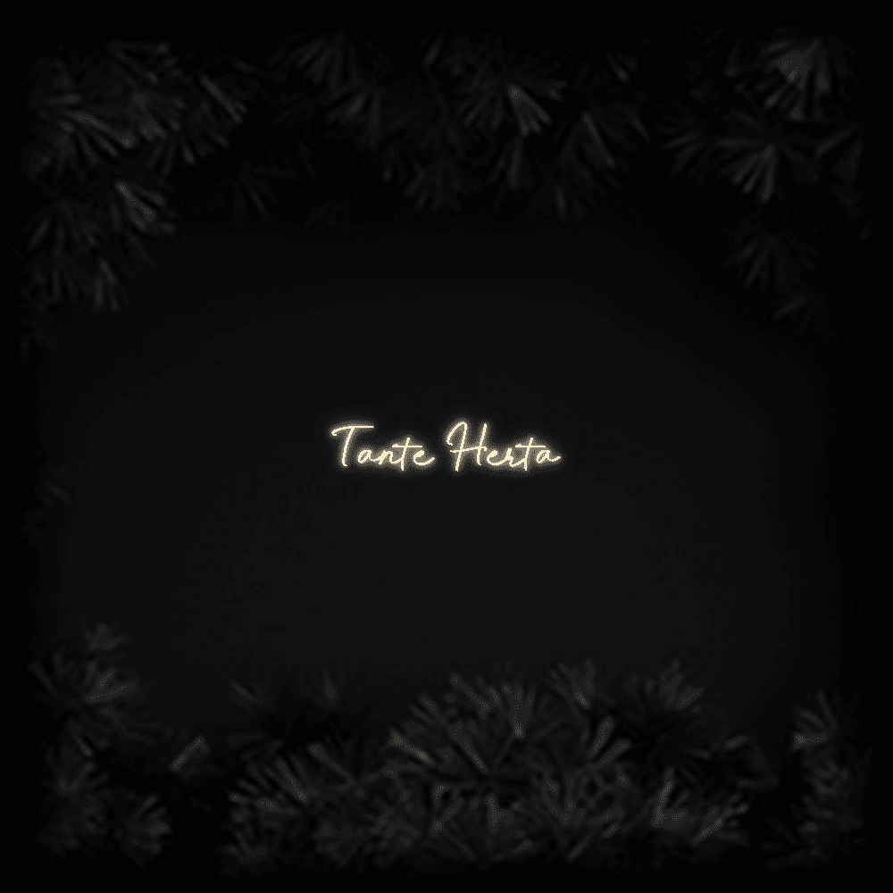 Konfiguriertes Neonschild: Tante Herta - Official Neon - led neon schild schriftzug personalisiert