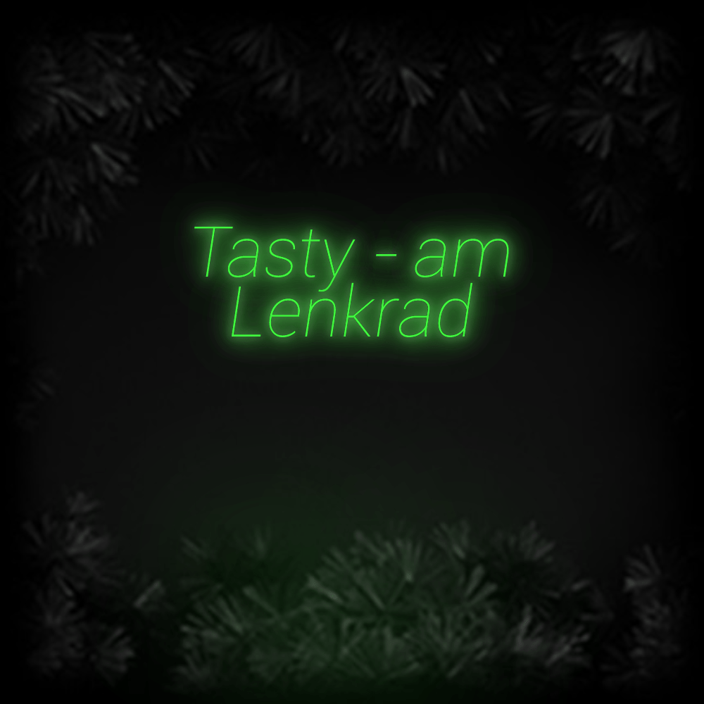 Konfiguriertes Neonschild: Tasty - am L... - Official Neon - led neon schild schriftzug personalisiert