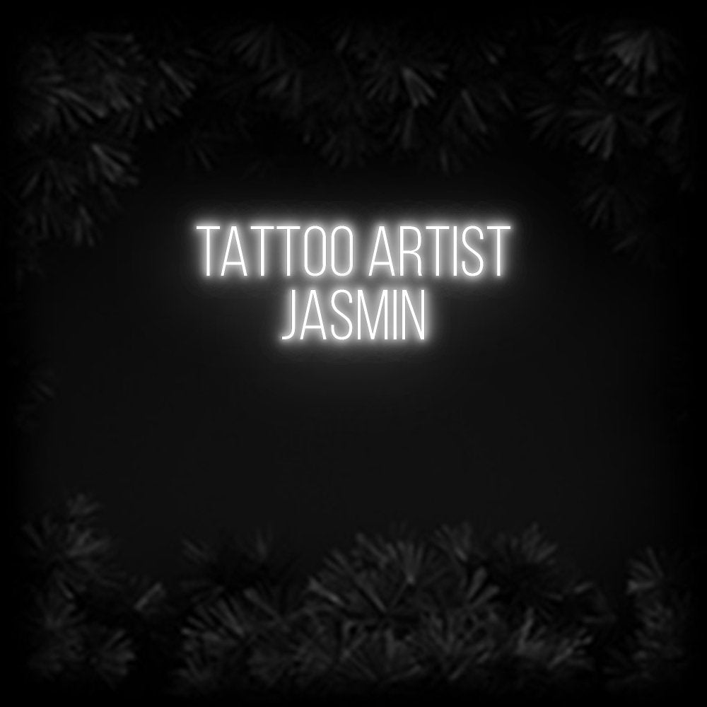 Konfiguriertes Neonschild: TATTOO ARTIST... - Official Neon - led neon schild schriftzug personalisiert