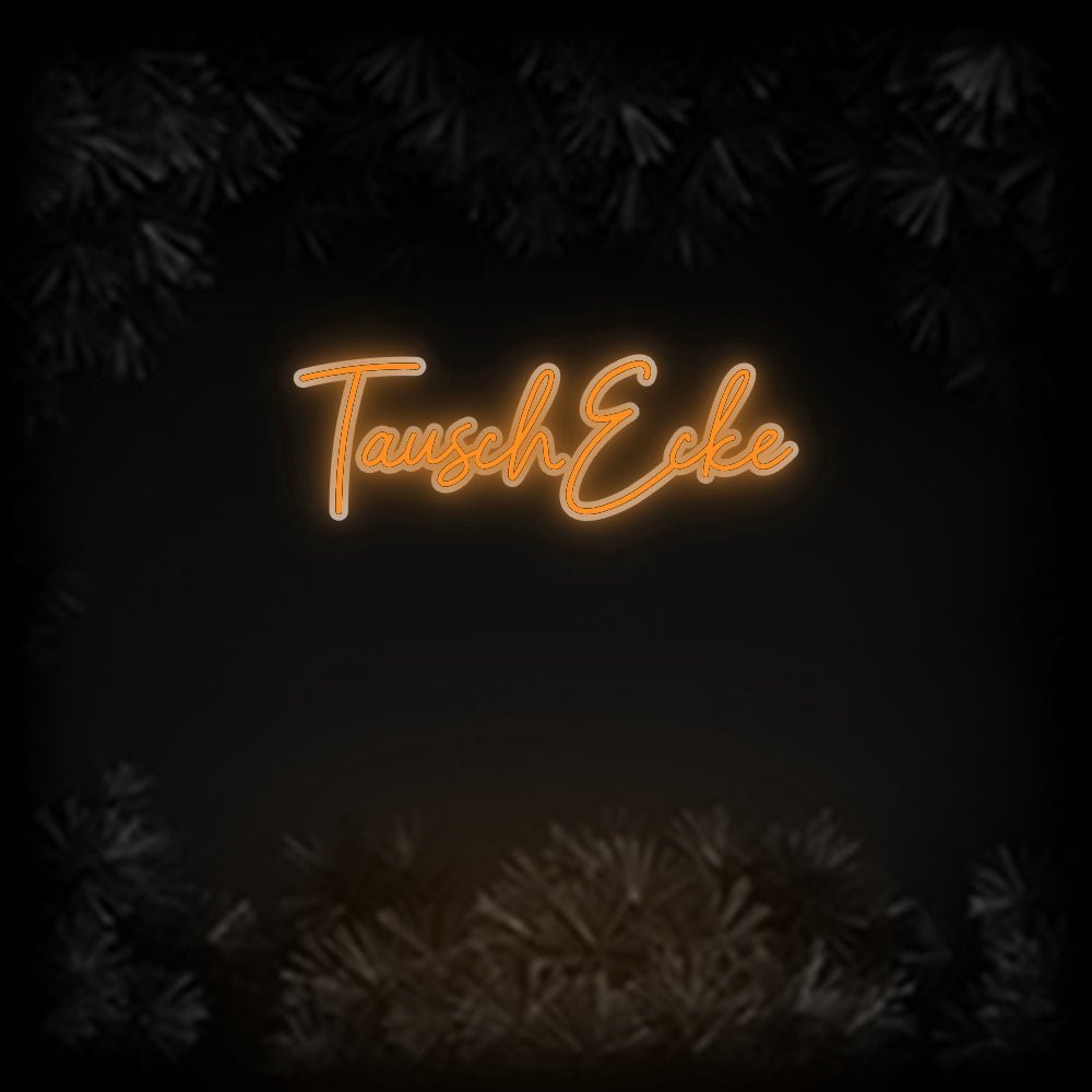 Konfiguriertes Neonschild: TauschEcke - Official Neon - led neon schild schriftzug personalisiert