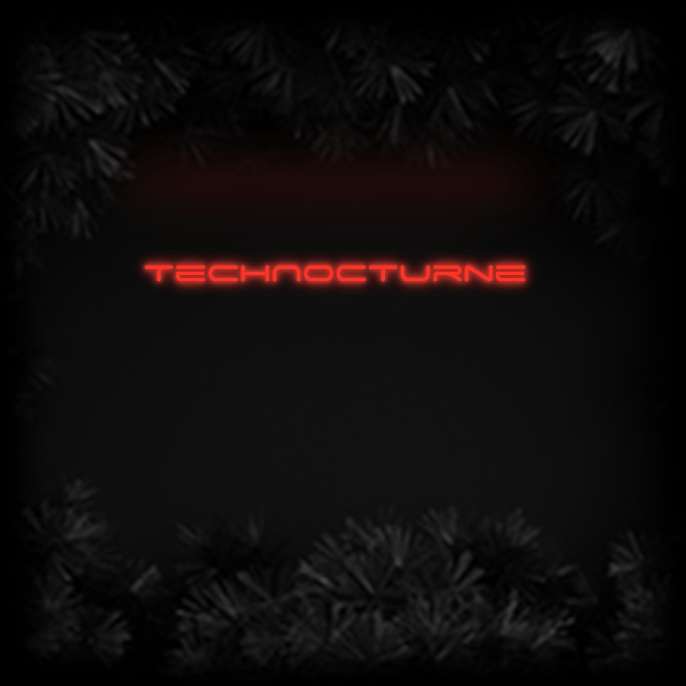 Konfiguriertes Neonschild: TechNocturne - Official Neon - led neon schild schriftzug personalisiert