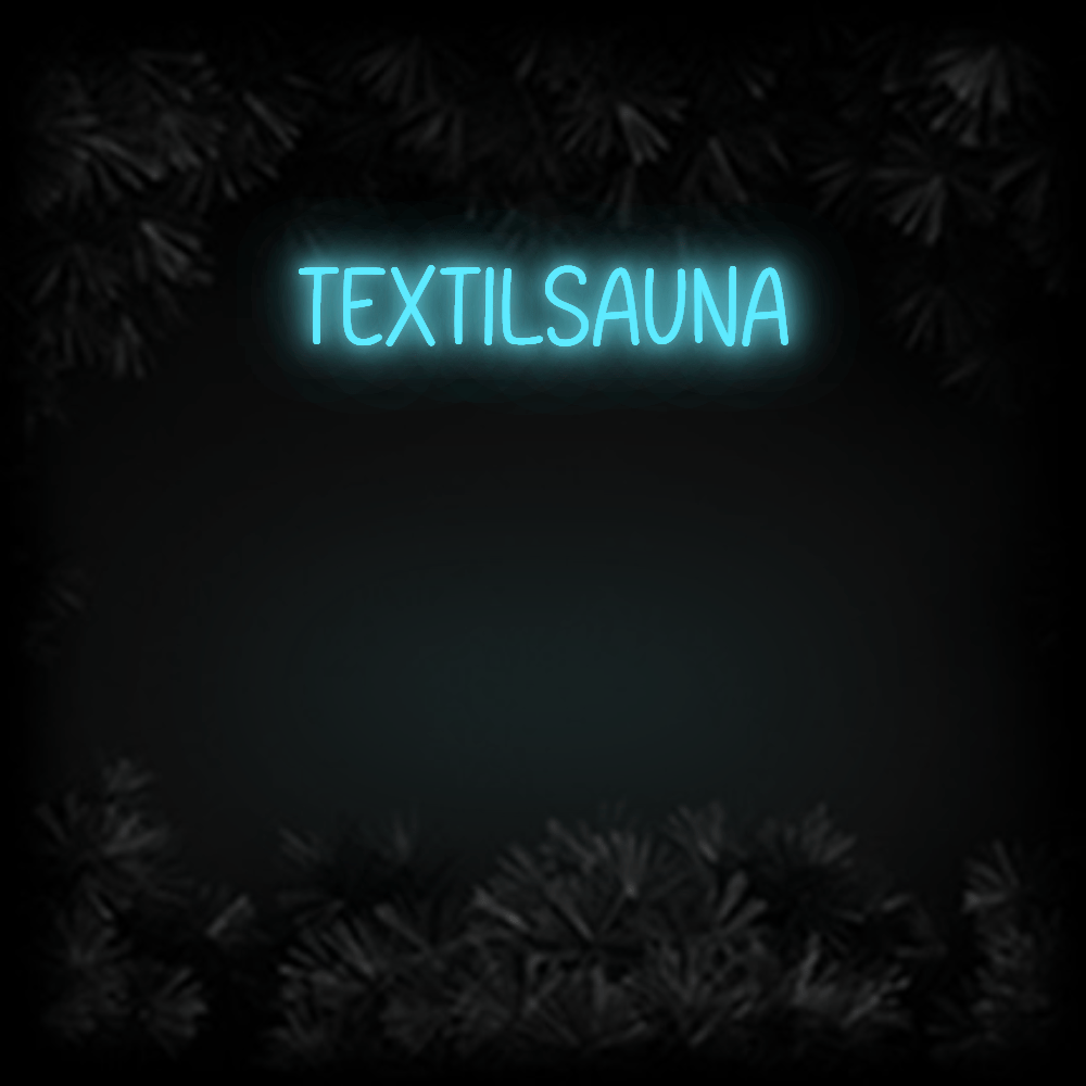 Konfiguriertes Neonschild: Textilsauna - Official Neon - led neon schild schriftzug personalisiert