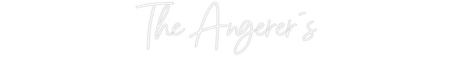 Konfiguriertes Neonschild: The Angerer´s - Official Neon - led neon schild schriftzug personalisiert